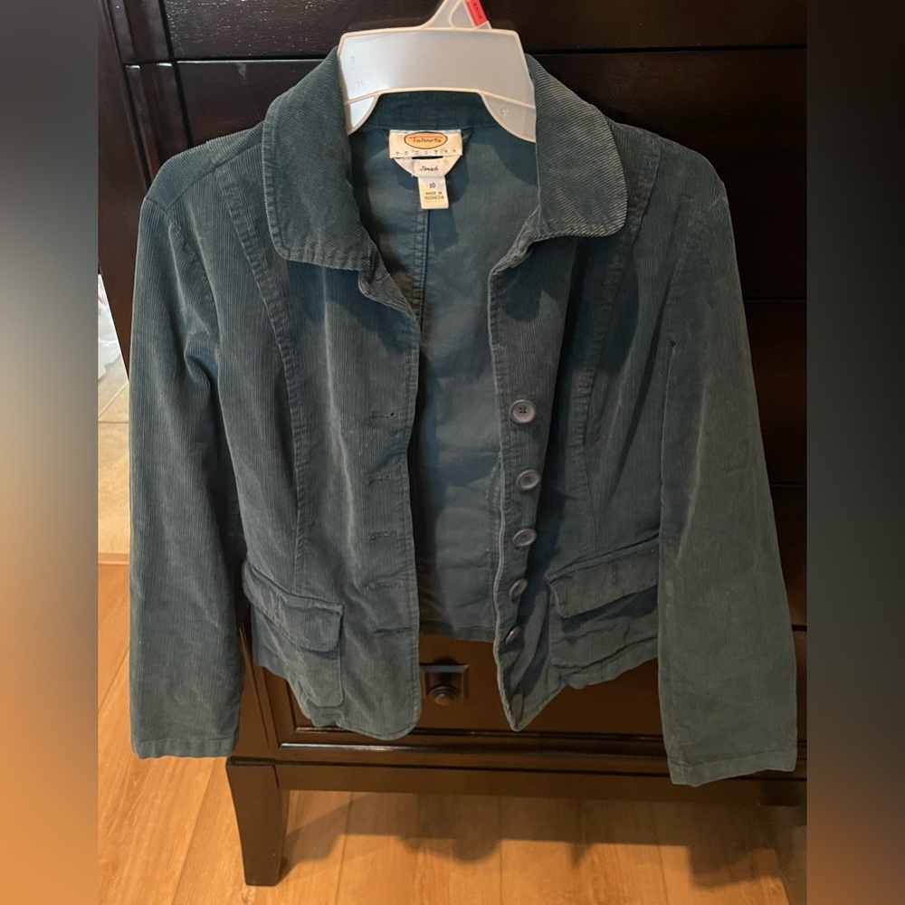 Turquoise corduroy jacket - Talbot’s PETITE